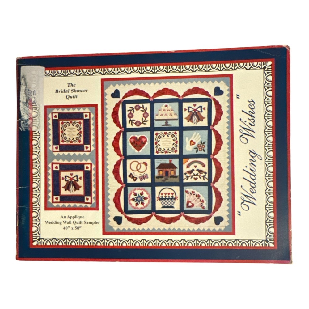 The Wedding Show Quilt Wedding Wishes Applique Pattern Quilting Janet Ludwig